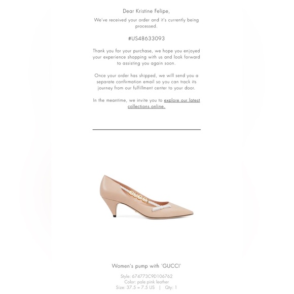 Gucci Pink Leather Heels - Picture 14 of 14